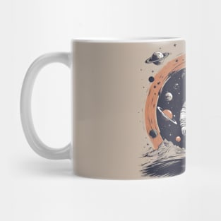 Celestial Explorer Stars Planets Outer Space Astro Mug